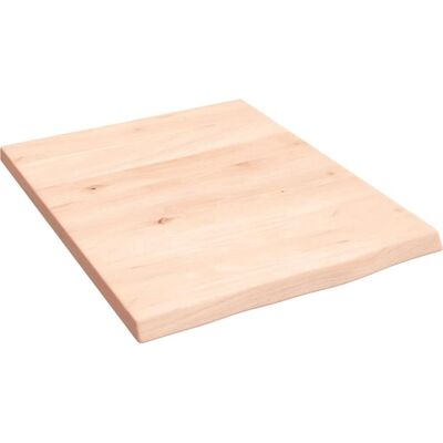 vidaXL Braune 40x50x2cm Badezimmerplatte Unbehandeltes Massivholz vidaXL Braune 40x50x2cm Badezimmerplatte Unbehandeltes Massivholz