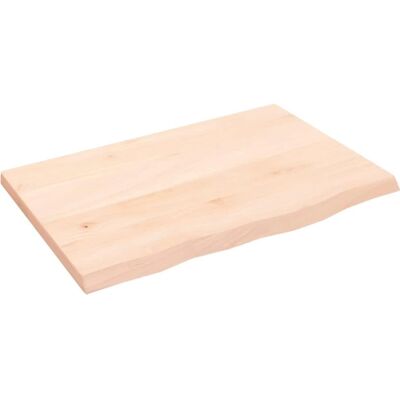vidaXL Braune 60x40x2 cm Waschtischplatte - Massivholz vidaXL Braune 60x40x2 cm Waschtischplatte - Massivholz