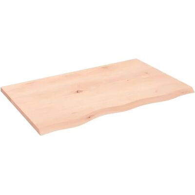 vidaXL Brown 80x50x2cm Bathroom Countertop Vanity Top Wood - Bathroom Countertop vidaXL Brown 80x50x2cm Bathroom Countertop Vanity Top Wood - Bathroom Countertop