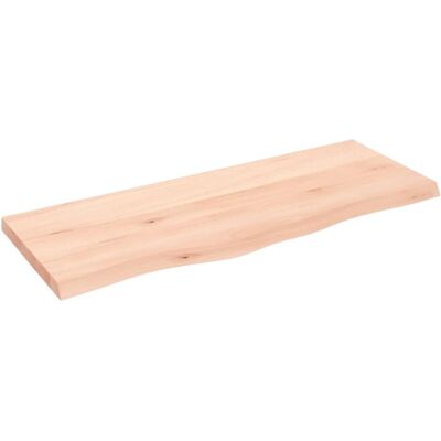 vidaXL Wykonany z litego dębu blat łazienkowy - 100x40x4 cm vidaXL Wykonany z litego dębu blat łazienkowy - 100x40x4 cm