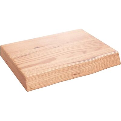 vidaXL Light Brown Solid Wood Bathroom Vanity Top 40x30cm vidaXL Light Brown Solid Wood Bathroom Vanity Top 40x30cm