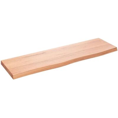 Surface de salle de bain vidaXL - Chêne massif 100x30cm, Marron clair Surface de salle de bain vidaXL - Chêne massif 100x30cm, Marron clair
