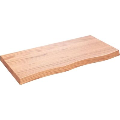 VidaXL Light Brown Bathroom Countertop - Bathroom Vanity Top 100x50x6cm VidaXL Light Brown Bathroom Countertop - Bathroom Vanity Top 100x50x6cm