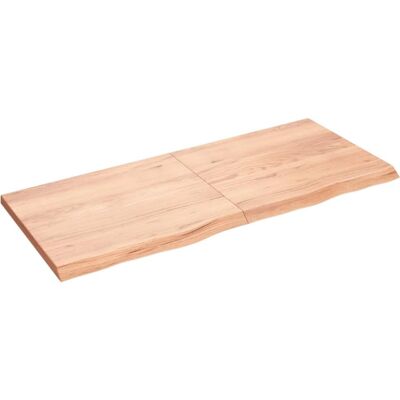 vidaXL Hellbraune 140x60cm Badezimmer Unterschrank - Massivholz vidaXL Hellbraune 140x60cm Badezimmer Unterschrank - Massivholz
