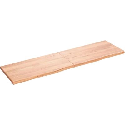 vidaXL Masivny blat łazienkowy z dębu - Naturalny 180x50x4cm - Blat łazienkowy vidaXL Masivny blat łazienkowy z dębu - Naturalny 180x50x4cm - Blat łazienkowy