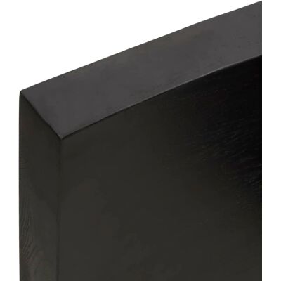 vidaXL Badezimmerarbeitsplatte - Massives Eichenholz - 200x50x6 cm vidaXL Badezimmerarbeitsplatte - Massives Eichenholz - 200x50x6 cm