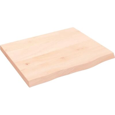 vidaXL Massivt egplade - 60x50x4 cm vidaXL Massivt egplade - 60x50x4 cm