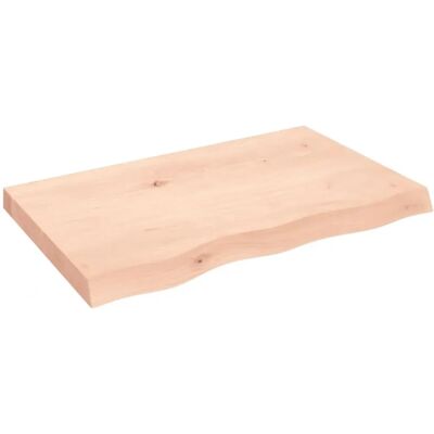 vidaXL Eg Plade - Ubehandlet - 80x50cm vidaXL Eg Plade - Ubehandlet - 80x50cm
