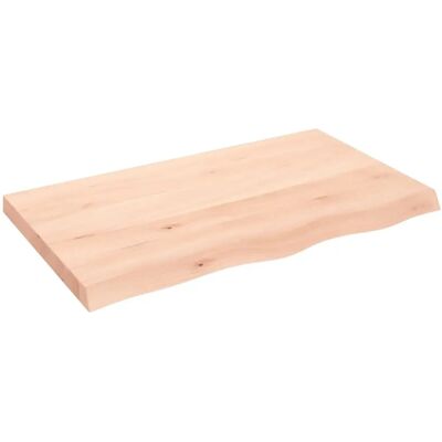 vidaXL 3156307 Bord af massiv eg 100x60cm vidaXL 3156307 Bord af massiv eg 100x60cm