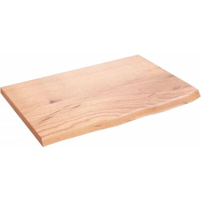 vidaXL Bordplade Lysbrun Massiv Eg - Bordplade vidaXL Bordplade Lysbrun Massiv Eg - Bordplade