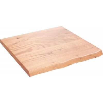 vidaXL 3156351 Light Brown Solid Oak Table Top - Table Type vidaXL 3156351 Light Brown Solid Oak Table Top - Table Type