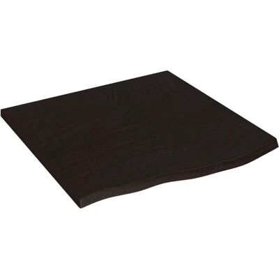 vidaXL 3156414 Bord - Massiv eg Mørkegrå 60x60cm - Bordtype vidaXL 3156414 Bord - Massiv eg Mørkegrå 60x60cm - Bordtype