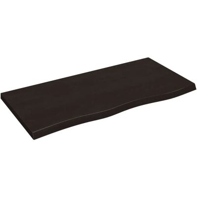 vidaXL 3156431 Donkergrijze eikenhouten tafelblad - Tafelblad vidaXL 3156431 Donkergrijze eikenhouten tafelblad - Tafelblad