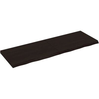 vidaXL 3156436 Plateau de Table en Chêne Gris Foncé - Table vidaXL 3156436 Plateau de Table en Chêne Gris Foncé - Table
