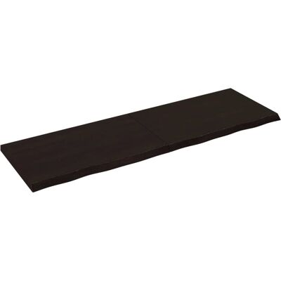 vidaXL 3156448 Dunkelgrau 160x50 cm Massiv Eichenplatte - Tischplatte vidaXL 3156448 Dunkelgrau 160x50 cm Massiv Eichenplatte - Tischplatte