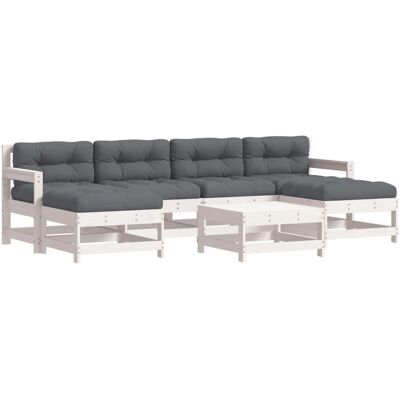 VidaXL 3185935 zestaw mebli ogrodowych - Stół i krzesła modularne VidaXL 3185935 zestaw mebli ogrodowych - Stół i krzesła modularne