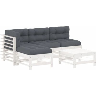 VidaXL 3186068 Gartenmöbel-Set - Wetterfest, Modular, Kissen inklusive VidaXL 3186068 Gartenmöbel-Set - Wetterfest, Modular, Kissen inklusive