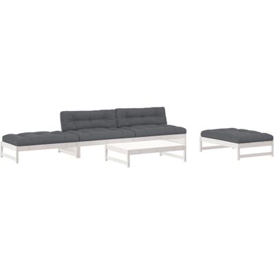 VidaXL Gartenmöbel-Set - Modulares Sitzgruppe mit Kissen VidaXL Gartenmöbel-Set - Modulares Sitzgruppe mit Kissen