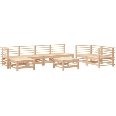 vidaXL Ensemble de Canapés de Jardin Modulable Marron - Salon de Jardin - Publicité vidaXL Ensemble de Canapés de Jardin Modulable Marron - Salon de Jardin - Publicité