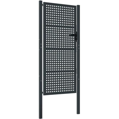vidaXL Gartentor 105x250cm Stahl Anthrazit - Gartentor vidaXL Gartentor 105x250cm Stahl Anthrazit - Gartentor