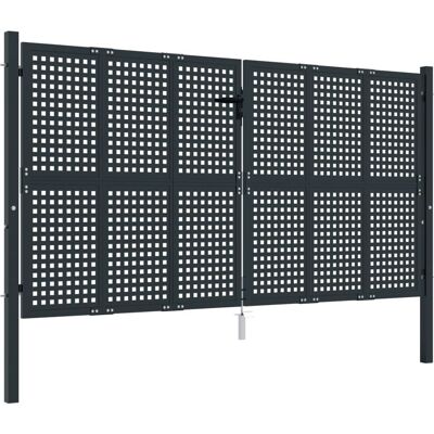 vidaXL Gartentor Stahl 300x200 cm - Gartentor vidaXL Gartentor Stahl 300x200 cm - Gartentor