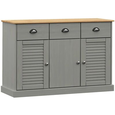 vidaXL VIGO Graues Massivholz Kiefer Sideboard - Wohnzimmer vidaXL VIGO Graues Massivholz Kiefer Sideboard - Wohnzimmer
