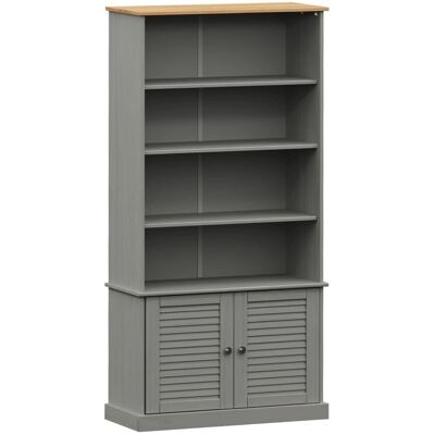 vidaXL VIGO Graues 85x35x170 cm Bücherregal - Wohnzimmer vidaXL VIGO Graues 85x35x170 cm Bücherregal - Wohnzimmer
