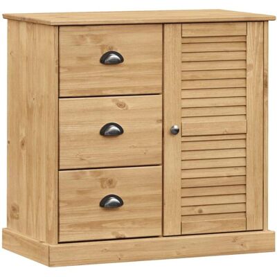 vidaXL Massives Kiefernholz VIGO Sideboard - Stauraumschrank vidaXL Massives Kiefernholz VIGO Sideboard - Stauraumschrank