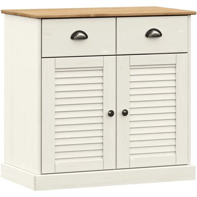 vidaXL VIGO Weiß Massivholz Sideboard - Wohnzimmer Aufbewahrung vidaXL VIGO Weiß Massivholz Sideboard - Wohnzimmer Aufbewahrung