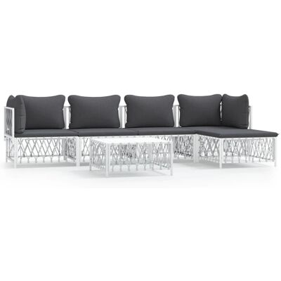 vidaXL 387853 weißes Gartenmöbelset - Gartenmöbel vidaXL 387853 weißes Gartenmöbelset - Gartenmöbel