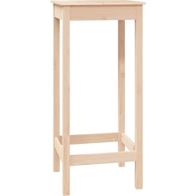 vidaXL Table de bar marron 50x50x110 cm en pin massif - Cuisine & Salle à Manger - Publicité vidaXL Table de bar marron 50x50x110 cm en pin massif - Cuisine & Salle à Manger - Publicité