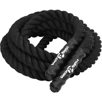vidaXL Battle Rope 6m Schwarz - Kampfseil vidaXL Battle Rope 6m Schwarz - Kampfseil