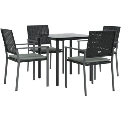 Maisonchic Modell - Garten Essset - 5 Teile mit Kissen Maisonchic Modell - Garten Essset - 5 Teile mit Kissen