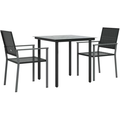 Maisonchic - Set da pranzo da giardino - Rattan sintetico resistente alle intemperie Maisonchic - Set da pranzo da giardino - Rattan sintetico resistente alle intemperie