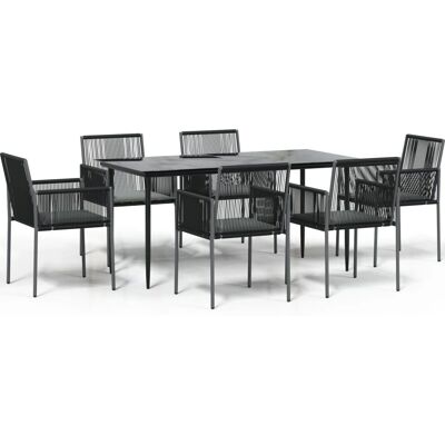 Maisonchic Modell 8983 Garten Essset - Schwarz Maisonchic Modell 8983 Garten Essset - Schwarz