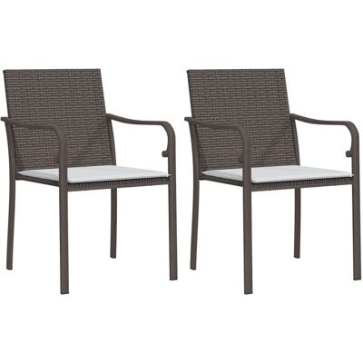 Cadeira de Exterior VidaXL - Rattan Poli Resistente às Intempéries 4 Peças Cadeira de Exterior VidaXL - Rattan Poli Resistente às Intempéries 4 Peças