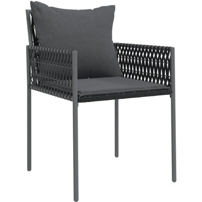 Maisonchic Gartensessel-Set - 6 Schwarz Synthetischer Rattan - Outdoor Maisonchic Gartensessel-Set - 6 Schwarz Synthetischer Rattan - Outdoor