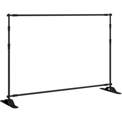 vidaXL Baggrundsstativer 2 stk Justerbar Sort Stål - Baggrundssystem vidaXL Baggrundsstativer 2 stk Justerbar Sort Stål - Baggrundssystem
