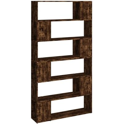 vidaXL 3187603 Woonkamerboekenkast van gerookt eiken - Boekenkast vidaXL 3187603 Woonkamerboekenkast van gerookt eiken - Boekenkast