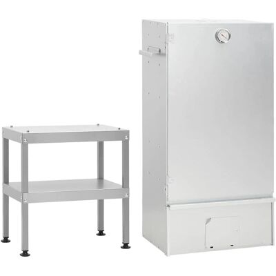 Fumoir BBQ vidaXL - Acier galvanisé - 44,5x29x83 cm - Publicité Fumoir BBQ vidaXL - Acier galvanisé - 44,5x29x83 cm - Publicité