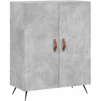 vidaXL 827696 Aparador Gris Cemento - Armario de Almacenamiento y Buffet - Muebles para sala vidaXL 827696 Aparador Gris Cemento - Armario de Almacenamiento y Buffet - Muebles para sala