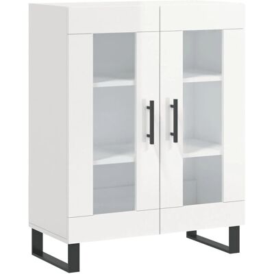 Aparador Blanco Brillante vidaXL - Almacenamiento para Salón Aparador Blanco Brillante vidaXL - Almacenamiento para Salón