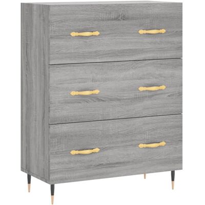 vidaXL 827834 Buffet en bois d'ingénierie gris Sonoma - Salon - Publicité vidaXL 827834 Buffet en bois d'ingénierie gris Sonoma - Salon - Publicité
