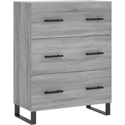vidaXL Sonoma Gris Aparador - Mueble de sala, Almacenamiento, Muebles de hogar vidaXL Sonoma Gris Aparador - Mueble de sala, Almacenamiento, Muebles de hogar