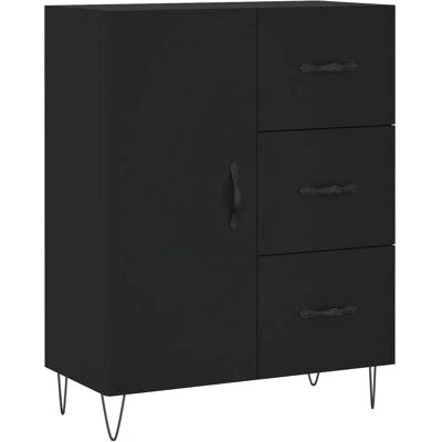 vidaXL 827909 Buffet en bois d'ingénierie noir - Buffet - Publicité vidaXL 827909 Buffet en bois d'ingénierie noir - Buffet - Publicité