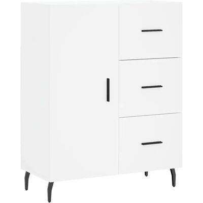 vidaXL Estante Blanca - Armario de Almacenamiento para Salón - Gabinete - 69,5x34x90 cm vidaXL Estante Blanca - Armario de Almacenamiento para Salón - Gabinete - 69,5x34x90 cm