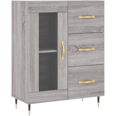 vidaXL 828026 Graues Sonoma Sideboard - Sideboard vidaXL 828026 Graues Sonoma Sideboard - Sideboard