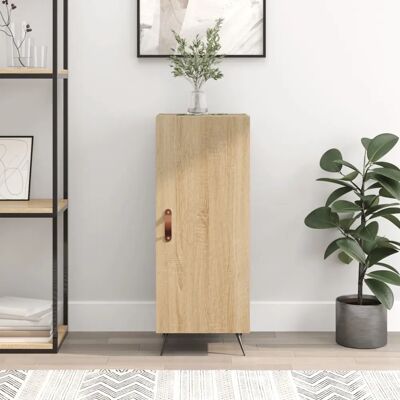 vidaXL Sonoma Eg Hvidt Skab - Skab vidaXL Sonoma Eg Hvidt Skab - Skab