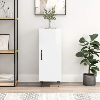 vidaXL 828534 Wit Hoogglans Woonkamer Dressoir - Woonkamer Dressoir vidaXL 828534 Wit Hoogglans Woonkamer Dressoir - Woonkamer Dressoir