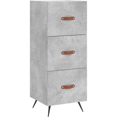 vidaXL 828576 Moderner Grau Holzwohnzimmer Sideboard - Sideboard vidaXL 828576 Moderner Grau Holzwohnzimmer Sideboard - Sideboard